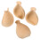 8Pièces Vase En Bois Khaki Pour Bricolage Décor Boho 2