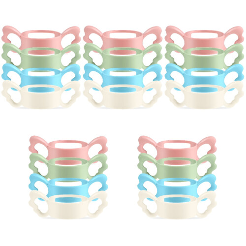 20Pièces Poignées Silicone Adaptées Bébé Variées 2