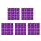 500Pièces Aluminium Violet Cadeaux DIY 7