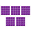 500Pièces Aluminium Violet Cadeaux DIY 6
