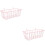 2Pièces Pour Cage Rose Robuste Fonctionnelle 9