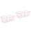 2Pièces Pour Cage Rose Robuste Fonctionnelle 7
