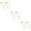 6Pièces Broche Pin Bijou Décoratif 11