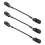 45Pièces Clip Ajustable Casquette Elastique Noir Pour Randonnée 1