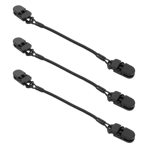 45Pièces Clip Ajustable Casquette Elastique Noir Pour Randonnée