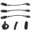 45Pièces Clip Ajustable Casquette Elastique Noir Pour Randonnée 11