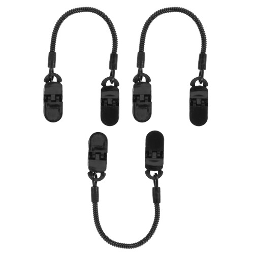 45Pièces Clip Ajustable Casquette Elastique Noir Pour Randonnée 1