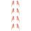 4Paires Oreilles Rose Latex Décor Pour Occasions 9