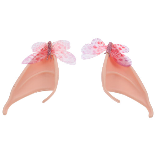 4Paires Oreilles Rose Latex Décor Pour Occasions 1