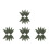 40Pièces Balais Flottants Vert Olive Accessoires 9