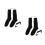 2Paires Chauffantes Coton Noir Confort Chaleur Durable 8