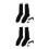 2Paires Chauffantes Coton Noir Confort Chaleur Durable 4