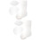 2Ensembles Gabarits En Pour De Noël DIY Blancs 9