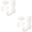 2Ensembles Gabarits En Pour De Noël DIY Blancs 8