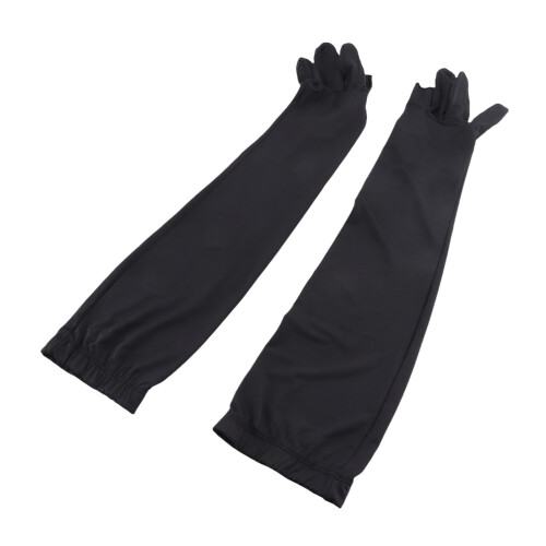 Armstulpen, sonnenfest, schwarz, freiliegend, 2