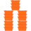 15Pièces Doublures Silicone Orange Pour Bac Graisse Propreté Barbecue 8
