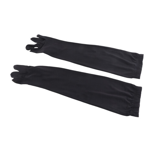Armstulpen, sonnenfest, schwarz, freiliegend, 2 1