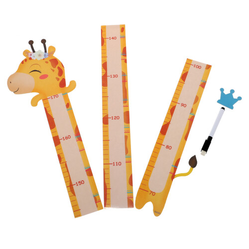 4Ensembles Décor Mural Croissance Enfants Sticker Animaux