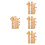 4Ensembles Décor Mural Croissance Enfants Sticker Animaux 8