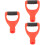 3Pièces Remplacement Pelle Ergonomique D-Forme Rouge PVC 8