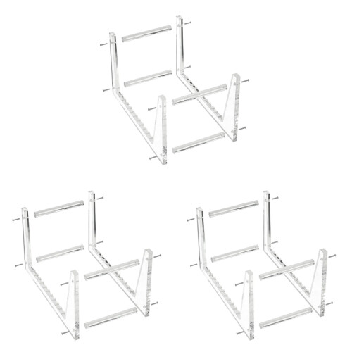 3Pièces Porte-Vinyles Transparent En Pour Et Maison 2