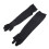 Armstulpen, sonnenfest, schwarz, freiliegend, 2 3