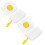 4Pièces Coffret Lingettes Bébé Portable Décoratif 2