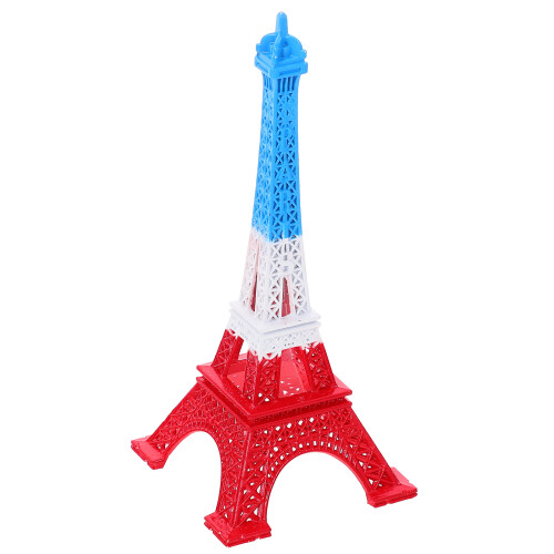 5Pièces Statue Tour Eiffel Métallique Décor Bureau Maison