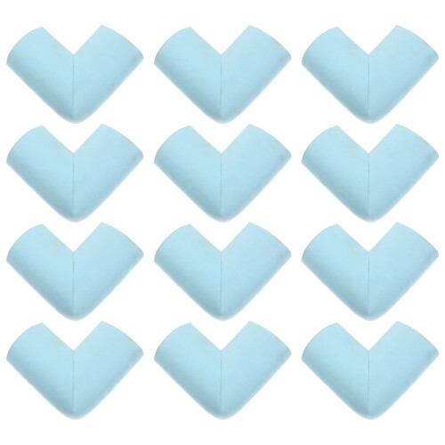 36Pièces Défenseurs D'angles En Mousse Souple Bleu Pour 1