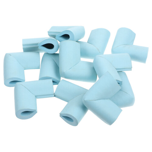 36Pièces Défenseurs D'angles En Mousse Souple Bleu Pour