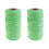 2Pièces Corde Coton 2Mm Verte Pour Mural Décoration DIY 2