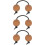 3Pièces Oeufs Shaker Percussion Beige En Liège, Instrument 9