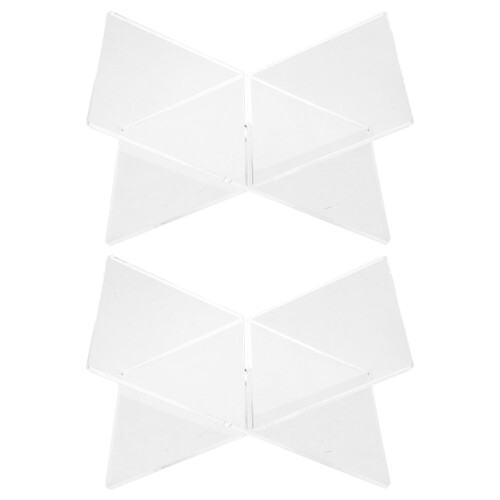10Pièces Support Livre Transparent Pour Cuisine 1