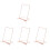 4Pièces Présentoir Rose Pour Photos Décor Art Stable 4
