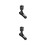 2Pièces Outil Retrait Cleats Spike Manche Noir Usage Golf 8