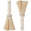 10Pièces Ustensiles Beige Poils Manche Bois Long 1