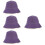 4Pièces Accessoires Sauna Laine Violette Protecteurs Tête 9