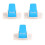 3Pièces Poinçon Papier Bleu Facile À Utiliser Pour Loisirs DIY 4