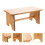 2Pièces Marchepied Kaki Bois Ergonomique Pour 10