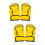2Paires De Boxe Entraînement Protection PU Mousse Confort 8