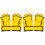 2Paires De Boxe Entraînement Protection PU Mousse Confort 4
