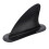 2Pièces Ailerons Longboard En Nylon Noir Pour Surfboard 1
