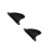 2Pièces Ailerons Longboard En Nylon Noir Pour Surfboard 8