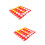 2Ensembles Jeu De 3D Plastique Durable Fête 9