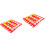 2Ensembles Jeu De 3D Plastique Durable Fête 6