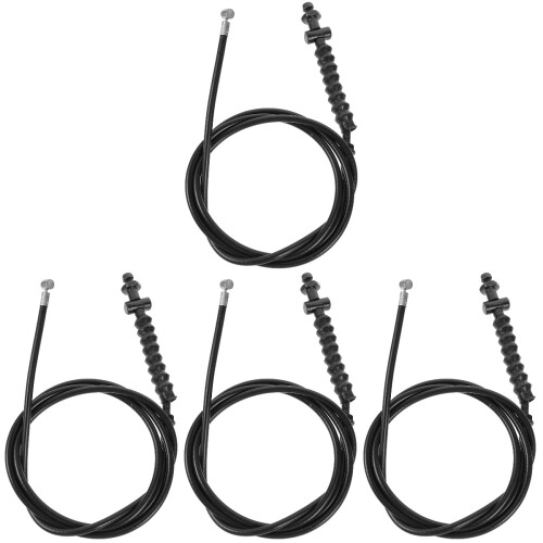 4Pièces Câbles Arrière Scooter Noir Plastique Renforcé 2