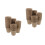 100Pièces Petits Pots Papier Pour Plantes Trous Drainage 4