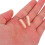30Pièces Protège Natation Beige Doux Réutilisable Salée 9