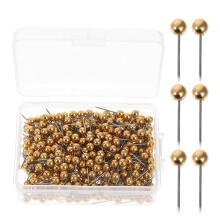 1000Pièces Push Pins Dorées Accessoires Pour Cartes Et Tableaux