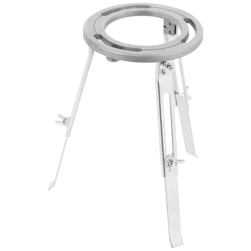 4Pièces Trépied Expérimental Stable Argenté En Inox Pour 1